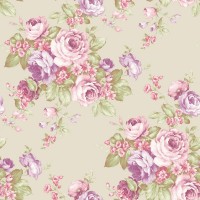 Обои виниловые Aura Abby Rose бежевые 0.53 м AB42405