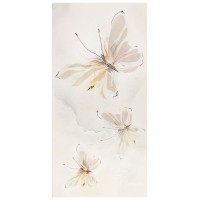 Декор «Оникс Бабочка 3» 25x50 см цвет салатный