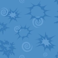 Виниловые обои York Wallcoverings синие DK6074 0.52 м