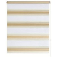 Штора рулонная день-ночь Miamoza Palermo 70x160 см бежевая