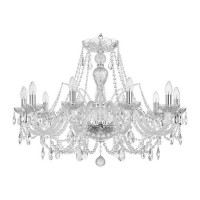 Люстра потолочная Bohemia Ivele Crystal 105.10.300.Ni E14 10 ламп 20 м²