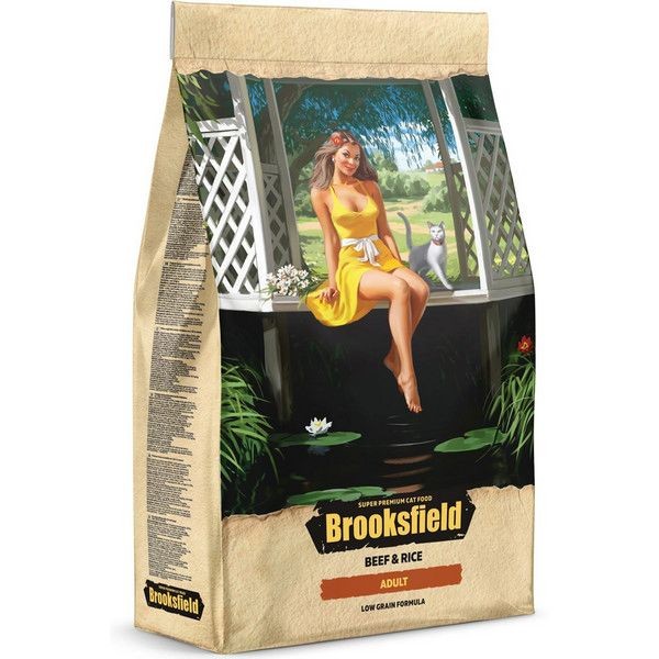 Сухой корм BROOKSFIELD Adult Cat Beef для взрослых кошек Говядина,рис 2кг