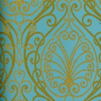 Флизелиновые обои York Wallcoverings голубые CX1269 0.68 м