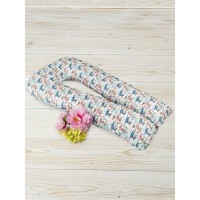 Подушка AmaroBaby для беременных Ламы 340х35 см, холлофайбер