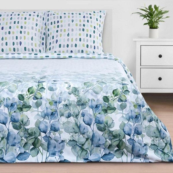 Комплект постельного белья полутораспальный Этель Eucalyptus 5181644, поплин