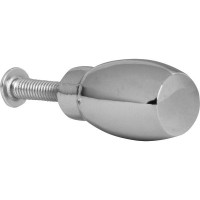 Ручка-кнопка Kerron цвет хром