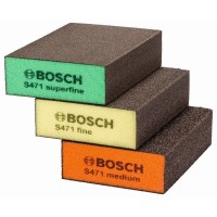 Губки абразивные Bosch Best For Flat 69x97x26 мм 3 шт.
