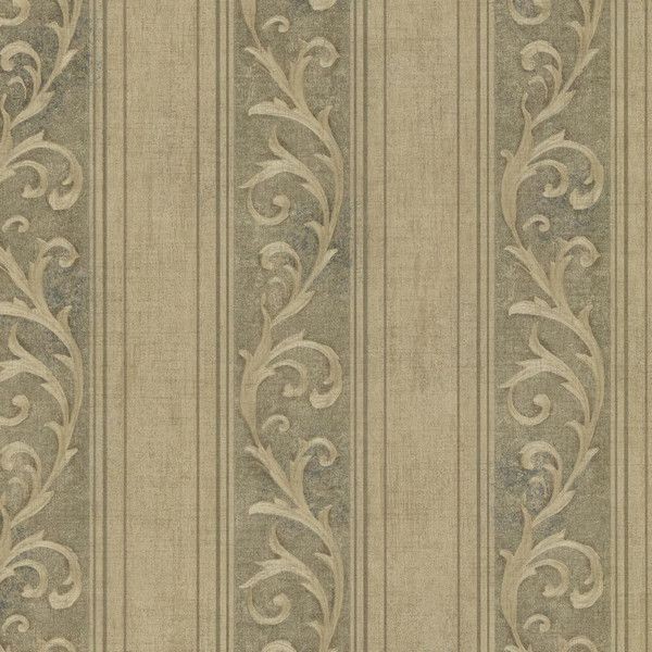 Обои виниловые Aura Brocade зелёные 0.53 м FD20838 (2601-20838)