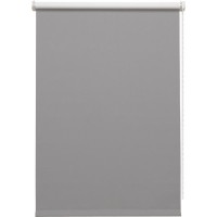 Штора рулонная блэкаут Inspire Santos 100x160 см серая