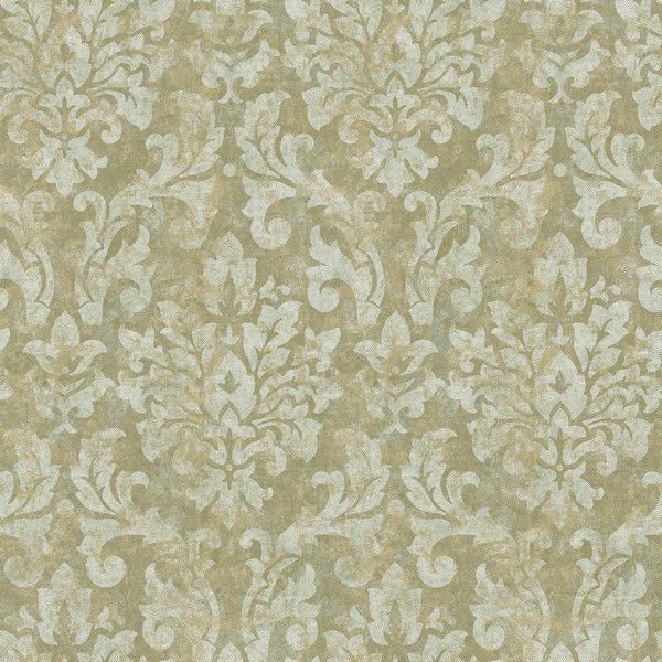 Обои виниловые Aura Silks & Textures зелёные 0.53 м NT33750