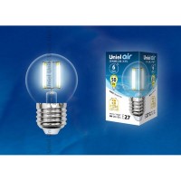 Светодиодная лампочка Uniel LED-G45-6W AIR UL-00002208