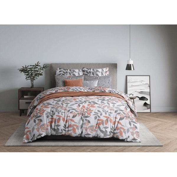 Комплект постельного белья двуспальный Guten Morgen Ashtree Leaves D-991-175-180-50, бязь