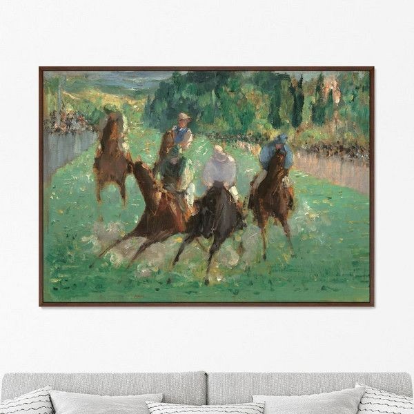 Картина Картины в Квартиру At the Races KVK1-225327245, 75х105 см