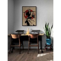 Постер "34;Просто Постер "34; Гинтама 40x50 в раме Металл