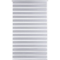 Штора рулонная день-ночь Miamoza Blackout Rain 40x160 см, цвет серый