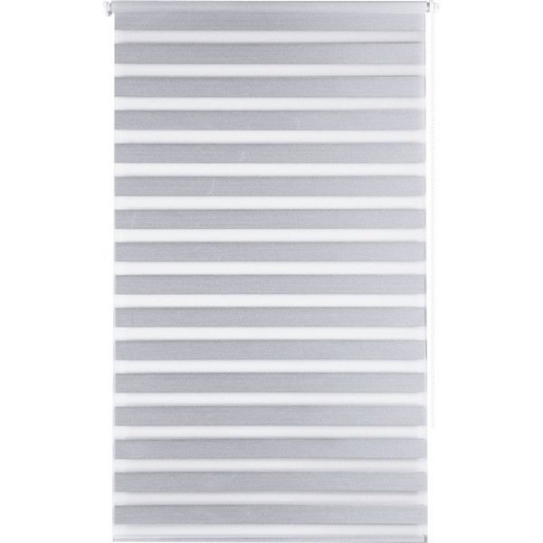 Штора рулонная день-ночь Miamoza Blackout Rain 40x160 см, цвет серый